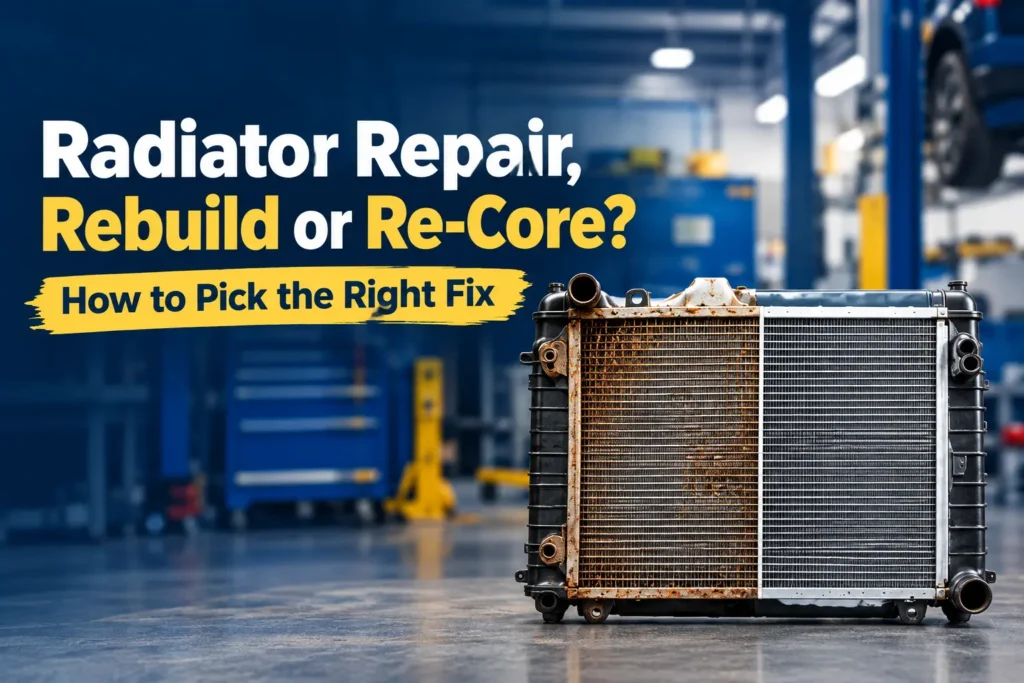 Radiator Repair, Rebuild or Re-Core? How to Pick the Right Fix